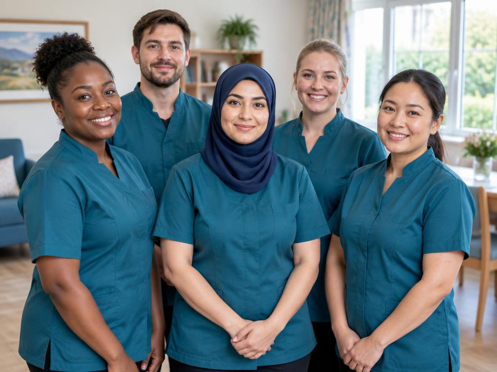 A diverse team of trained Altruacare professionals